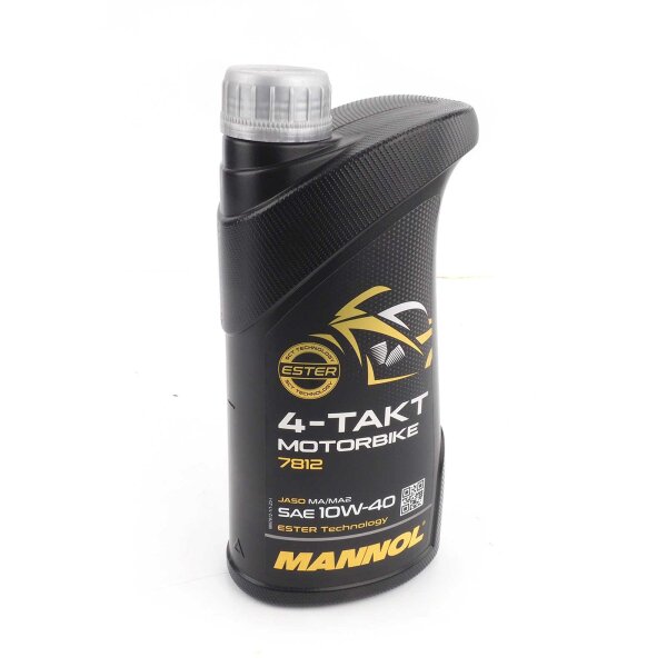 Mannol Motorradöl MOTORBIKE 4-TAKT SAE 10W-40  ESTER... für Honda CTX 700 ND RC69 DCT 2014-2017