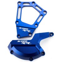 Alu CNC Motordeckelsch&uuml;tzer blau für Modell:  