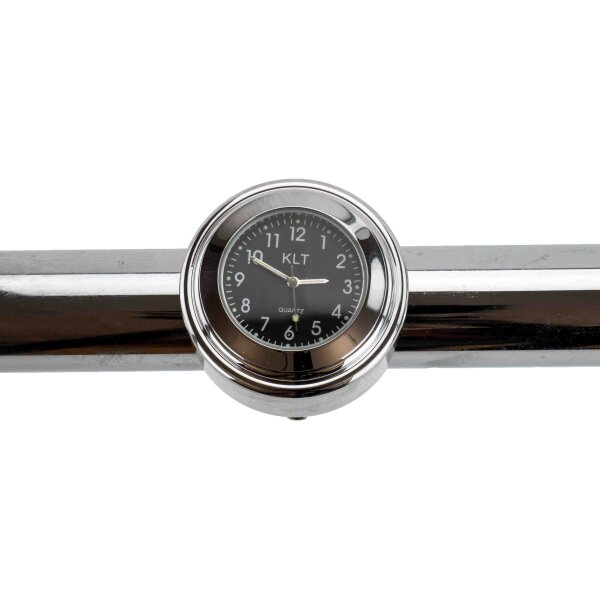 Lenkeruhr 22mm oder Zolllenker - schwarzes Ziffern für Aprilia SMV 750 Dorsoduro SM 2013
