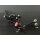CNC Alu Racing Fu&szlig;rastenanlage für Ducati 848 Evo Dark (H6) 2011