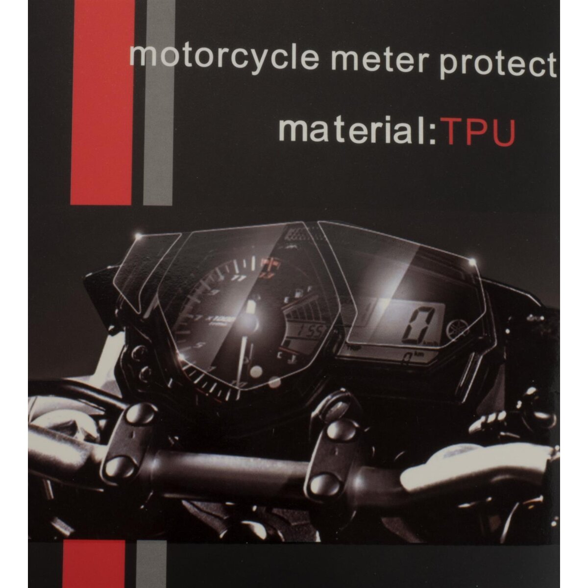 3 x Yamaha MT-09 900 Tracer Tacho Displayschutzfolie Ultra-Klar