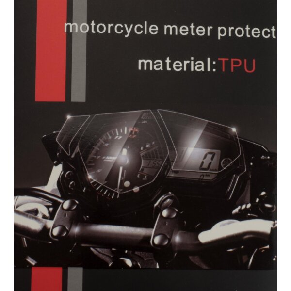 Tachoglas Tacho Abdeckung Folie Protector Sticker für Kawasaki Z 800 D E-Version ABS ZR800C 2013
