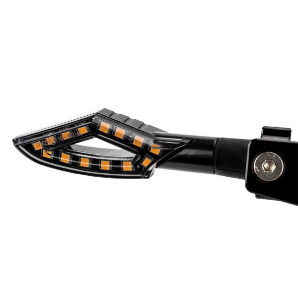 2 Stk. 12V LED Motorrad Mini Blinker getöntes Glas E-geprüft für BMW R 1100 R (259/259R) 2000