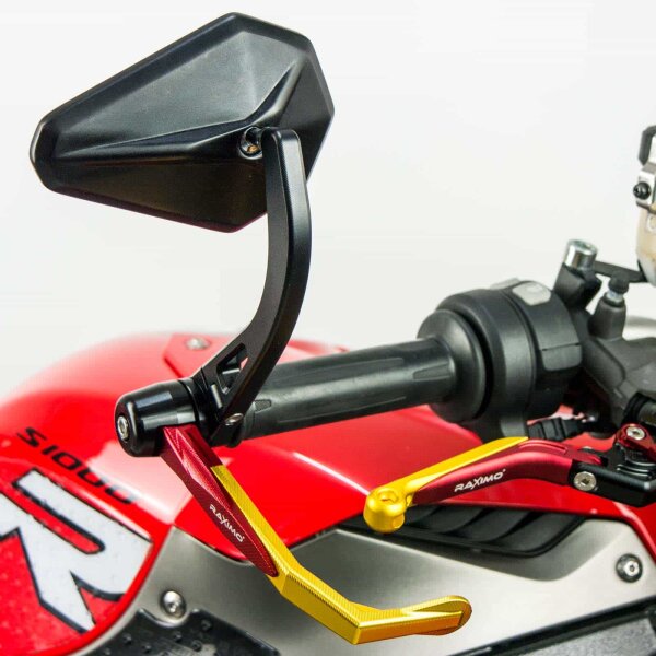 Lenkerendenspiegel paar für Hebelschützer Raximo für Honda CB 650 R Neo  Sports Cafe RH08 2019