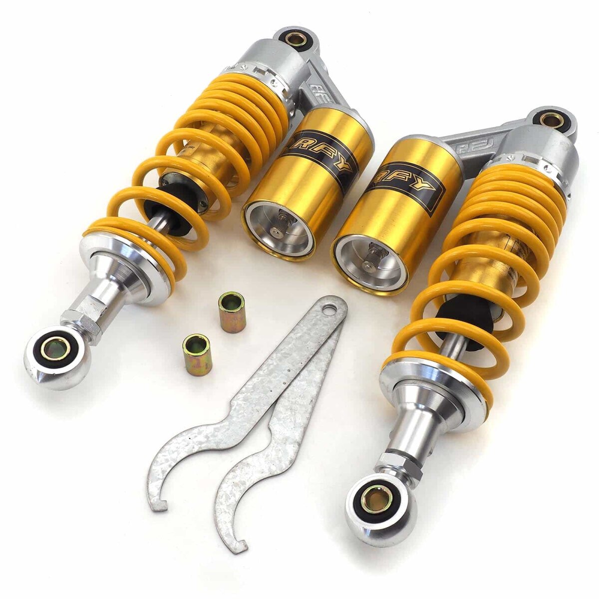 JJyy 1 Paar 80 mm Stoßdämpfer für Spielzeugauto, Halbmetall-RC-Dämpfer  Autoteile Spielzeug-Kit: : Auto & Motorrad