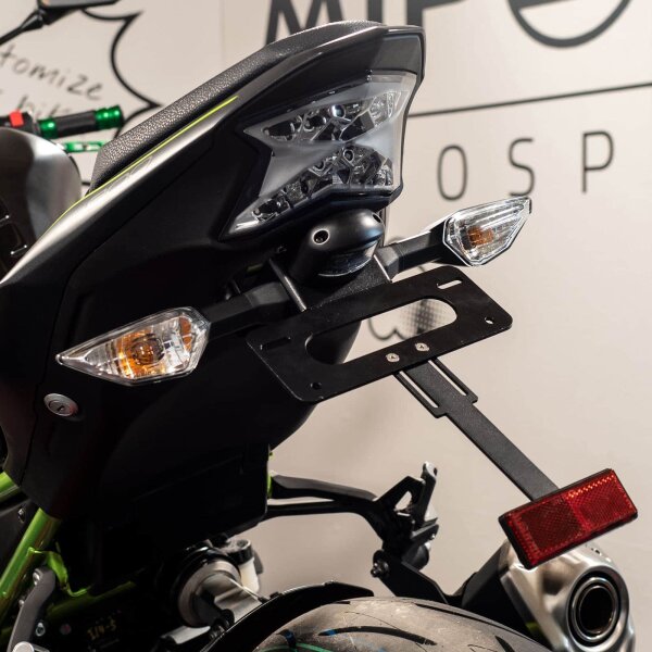 Kennzeichenhalter kurz für Kawasaki Z 900 ABS ZR900F 2020