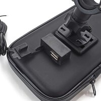 Handyhalterung/Navi Tasche mit USB Anschluss