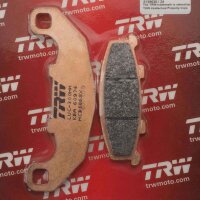Front brake pad Sinter TRW MCB586SV for Model:  