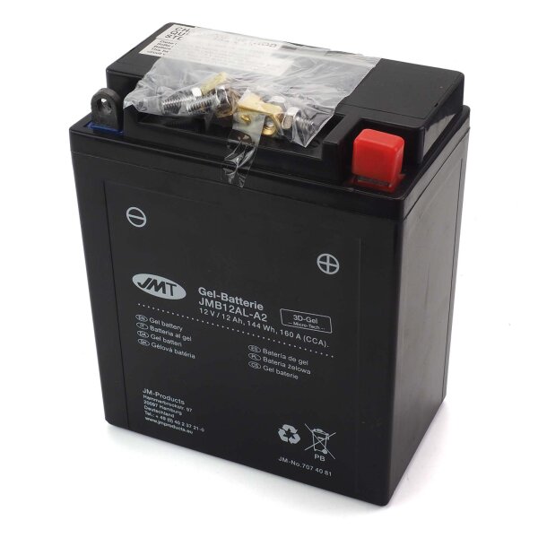 Batterie Gel Batterie YB12AL-A2 / JMB12AL-A2 für Yamaha XV 535 H/SH Virago 2YL 1988-1998