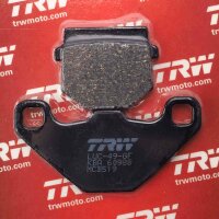 Rear brake pads TRW Lucas MCB519