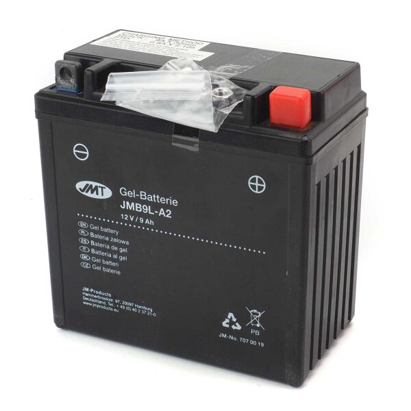 Batterie Gel Batterie YB9L-A2 / JMB9L-A2 für Kawasaki EL 250 D Eliminator 1990-1995
