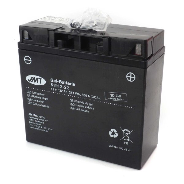Batterie Gel Batterie 51913 / 51913-22 für BMW K 100 100/K589 1983
