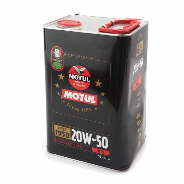 Motor&ouml;l MOTUL 4T 20W-50 mineralisch Classic 5L...