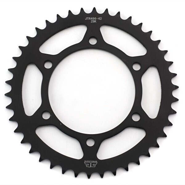 rear sprocket steel 42 teeth black