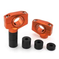 Riser kpl.Set "Offset Booster" for 28.6mm handlebar height 18-78mm Offset 12mm orange