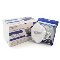 FFP2 Maske Atemschutzmasken 50Stk. zertifiziert CE2163 für Modell:  