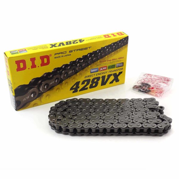 Motorcycle Chain D.I.D X-Ring 428VX/132 with clip lock