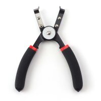 Clip lock pliers for motorcycle chain lock
