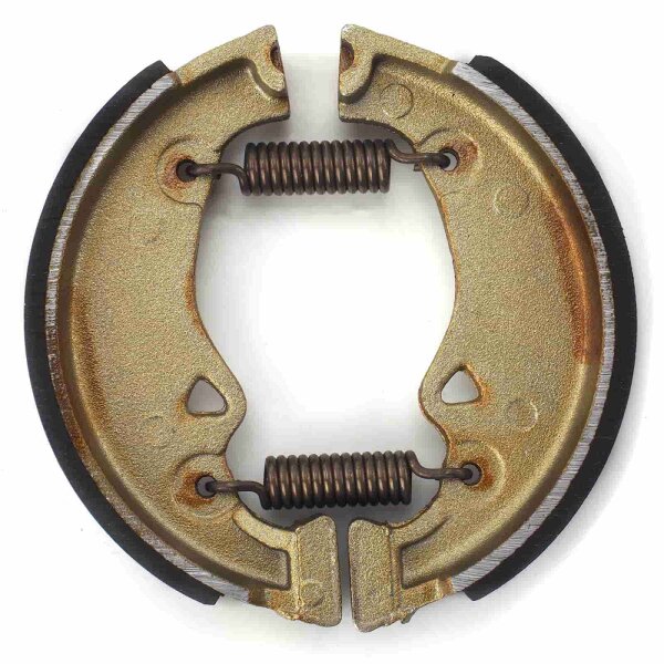Brake shoes with spring