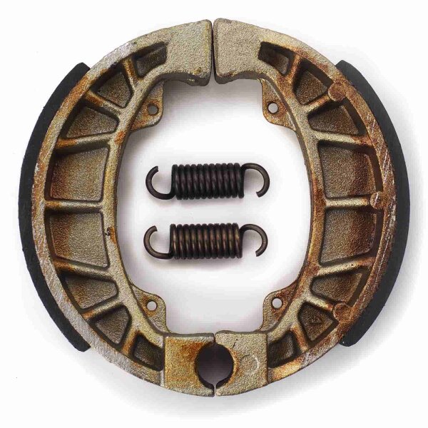 Brake shoes without springs