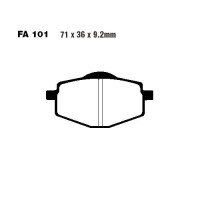 Bremsbelag (Bremsklotz) Carbon Scooter EBC vorne/hinten for Model:  