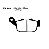 Bremsbelag (Bremsklotz) Carbon Scooter EBC hinten for Model:  