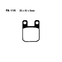 Bremsbelag (Bremsklotz) Carbon Scooter EBC vorne/hinten for Model:  