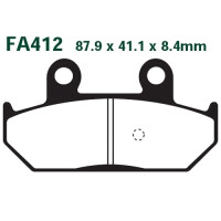 Bremsbelag (Bremsklotz) Carbon Scooter EBC hinten for Model:  