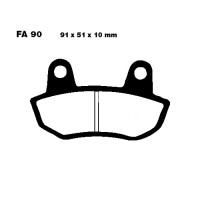 Bremsbelag (Bremsklotz) Standard EBC vorne for Model:  