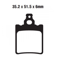 Bremsbelag (Bremsklotz) Standard EBC hinten für Modell:  