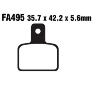 Bremsbelag (Bremsklotz) Standard EBC hinten for Model:  