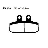 Bremsbelag (Bremsklotz) Carbon Scooter EBC vorne/hinten for Model:  