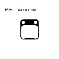 Bremsbelag (Bremsklotz) Carbon Scooter EBC vorne/hinten for Model:  