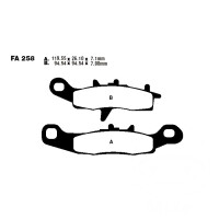 Bremsbelag (Bremsklotz) Standard EBC vorne for Model:  