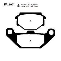 Bremsbelag (Bremsklotz) Standard EBC vorne/hinten pour le modèle :  