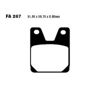 Bremsbelag (Bremsklotz) Standard EBC hinten for Model:  