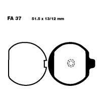 Bremsbelag (Bremsklotz) Standard EBC hinten for Model:  