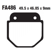 Bremsbelag (Bremsklotz) Standard EBC hinten pour le modèle :  