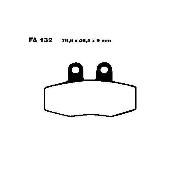 Bremsbelag (Bremsklotz) Standard EBC vorne/hinten