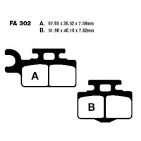 Bremsbelag (Bremsklotz) Standard EBC vorne for Model:  