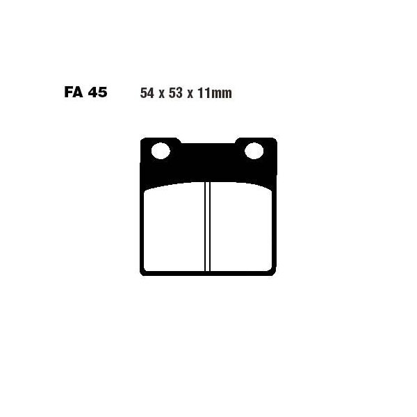 Bremsbelag (Bremsklotz) Standard EBC vorne