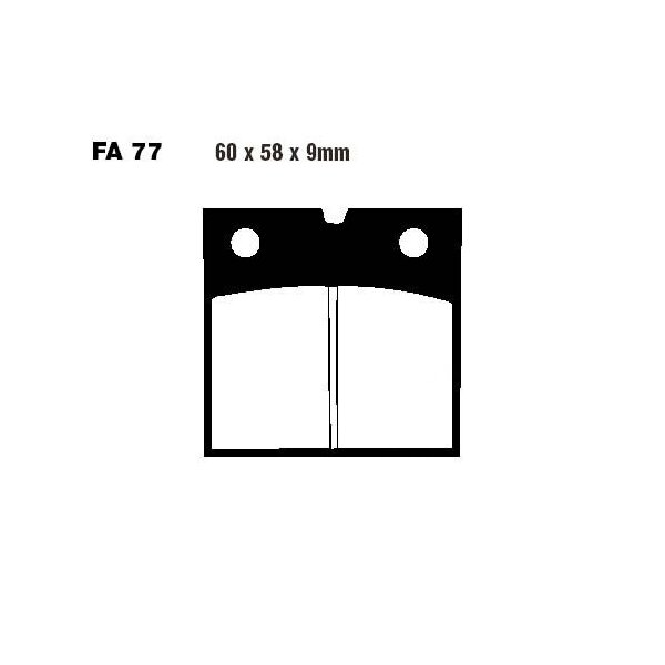 Bremsbelag (Bremsklotz) Standard EBC vorne/hinten