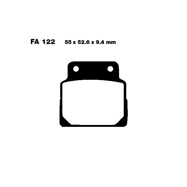 Bremsbelag (Bremsklotz) Standard EBC vorne