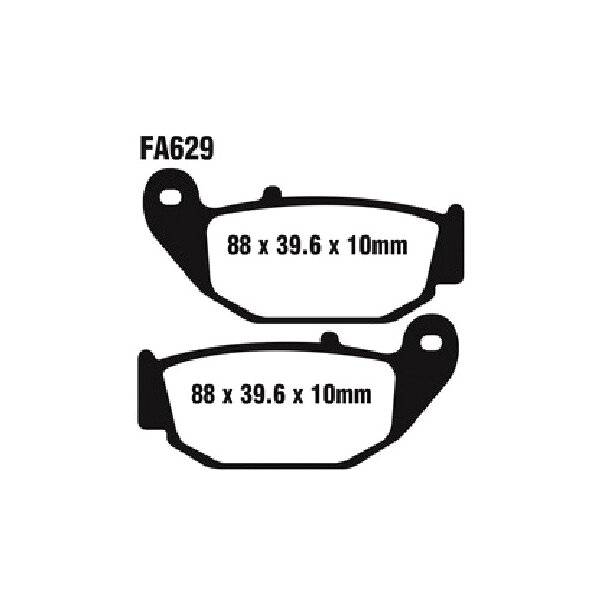 Bremsbelag (Bremsklotz) Standard EBC hinten