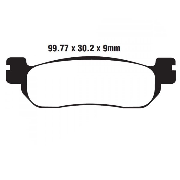 Bremsbelag (Bremsklotz) Standard EBC vorne/hinten