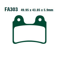 Bremsbelag (Bremsklotz) Standard EBC vorne/hinten for Model:  