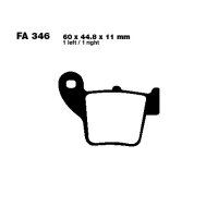 Bremsbelag (Bremsklotz) Standard EBC hinten pour le modèle :  