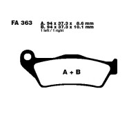 Bremsbelag (Bremsklotz) Standard EBC hinten for Model:  