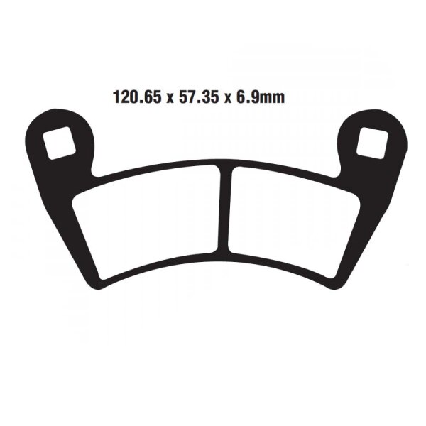 Bremsbelag (Bremsklotz) Standard EBC vorne/hinten