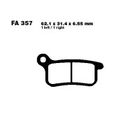 Bremsbelag (Bremsklotz) Standard EBC vorne/hinten for Model:  